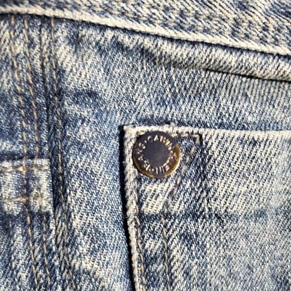 Calvin Klein 78/Blue label Straight Cut Jeans Sz 32w - Picture 14 of 16